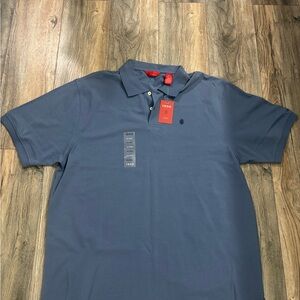 IZOD Men's Golf Polo Shirt Powder Blue Size 2XL NEW